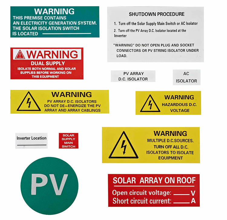 Tapanga Whakatupato Mo te Pv System